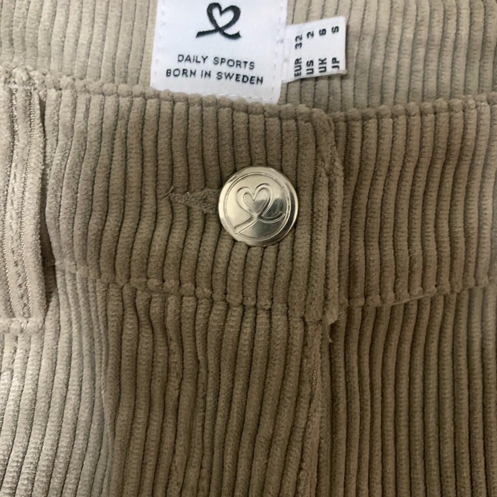Daily Sports Olive Corduroy Pants - Picture 7 of 9